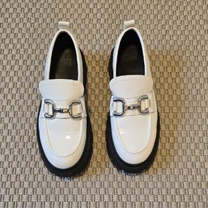 Stylish White Loafers